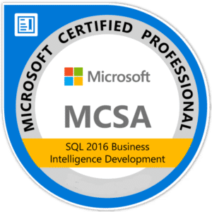 MCSA-SQL-2016-Business-Intelligence-Development-2019